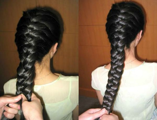 French braid hairstyle