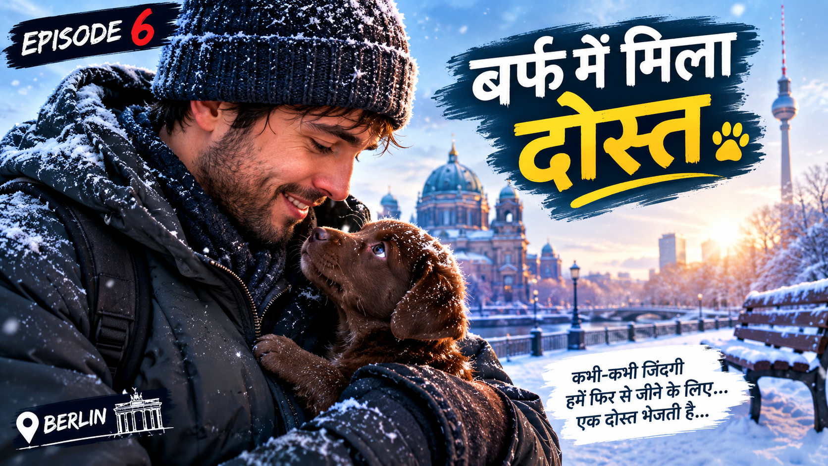 बर्फ में मिला दोस्त”